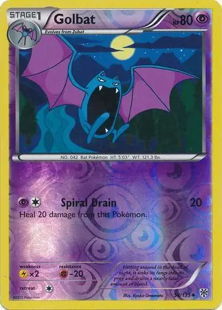 Golbat, catalogue front