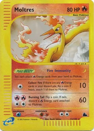 Moltres, catalogue front