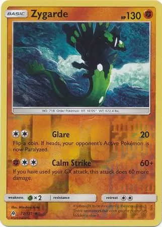 Zygarde, catalogue front