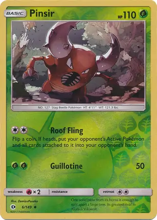 Pinsir, catalogue front