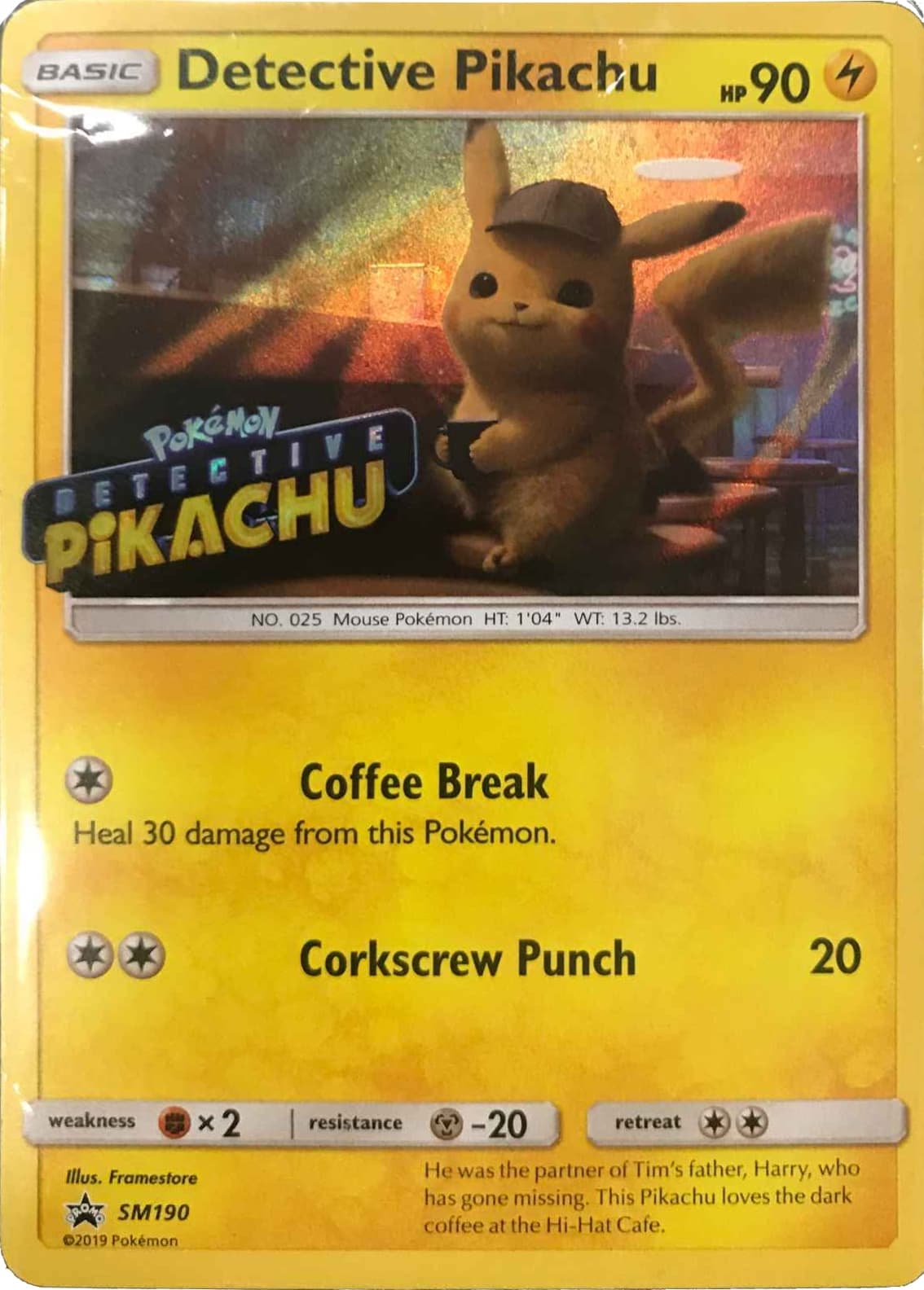 Detective Pikachu, catalogue front