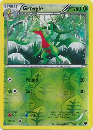 Grovyle, catalogue front