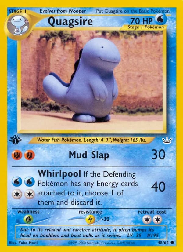 Quagsire, catalogue front