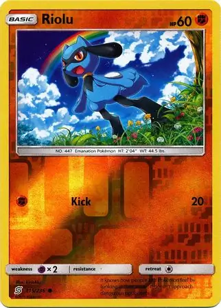Riolu, catalogue front