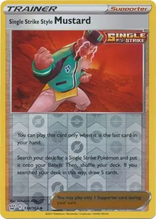 Single Strike Style Mustard, catalogue front