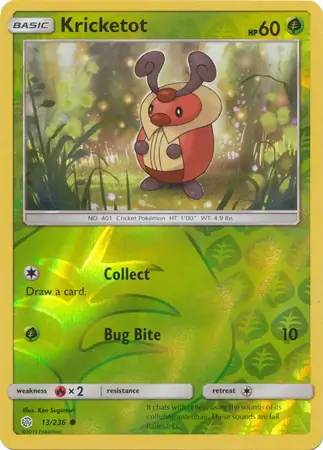 Kricketot, catalogue front