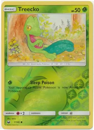 Treecko, catalogue front