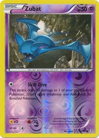 Zubat, catalogue front