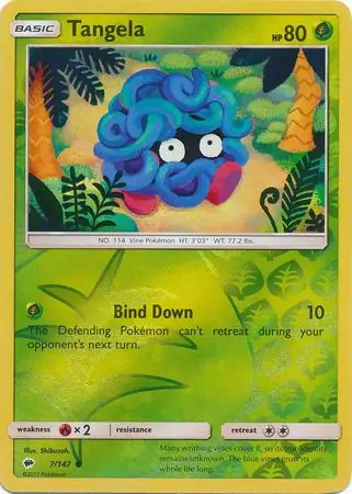 Tangela, catalogue front
