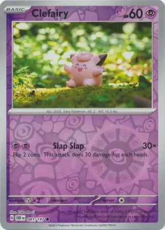 Clefairy, catalogue front