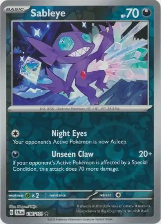 Sableye, catalogue front