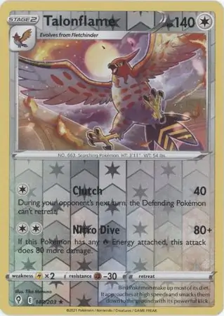 Talonflame, catalogue front