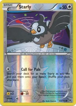 Starly, catalogue front