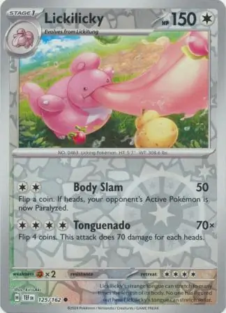 Lickilicky, catalogue front
