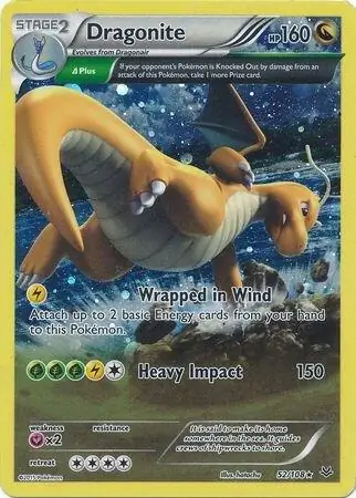 Dragonite, catalogue front