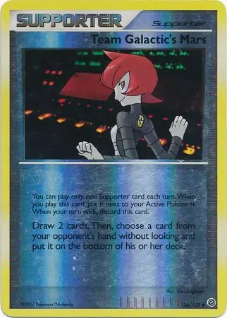 Team Galactic's Mars, catalogue front