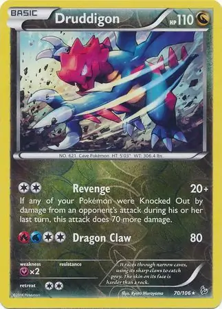 Druddigon, catalogue front
