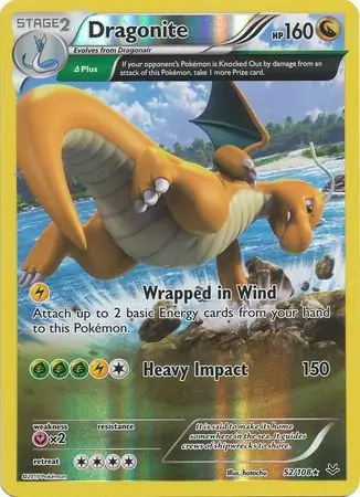Dragonite, catalogue front