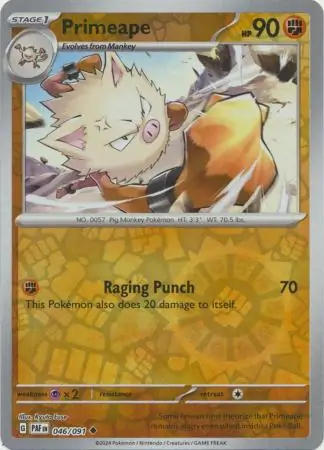 Primeape, catalogue front