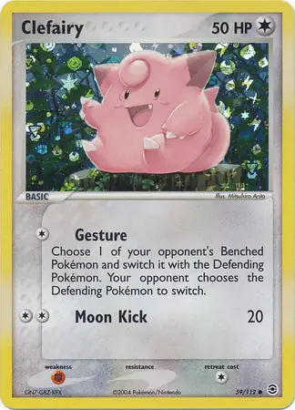 Clefairy, catalogue front