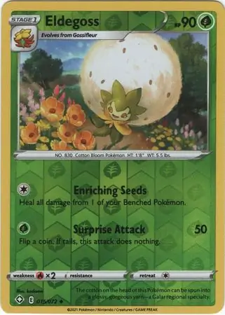 Eldegoss, catalogue front