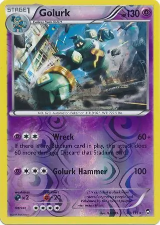 Golurk, catalogue front
