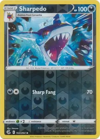 Sharpedo, catalogue front