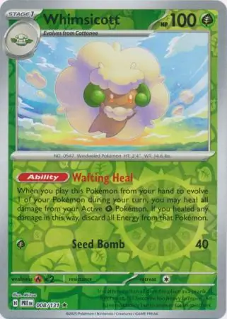 Whimsicott, catalogue front