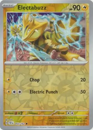 Electabuzz, catalogue front