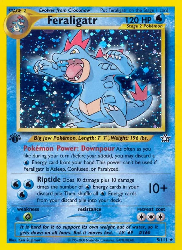 Feraligatr, catalogue front