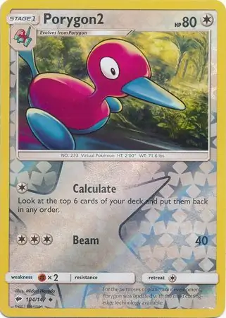 Porygon2, catalogue front