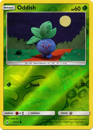 Oddish, catalogue front