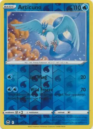 Articuno, catalogue front