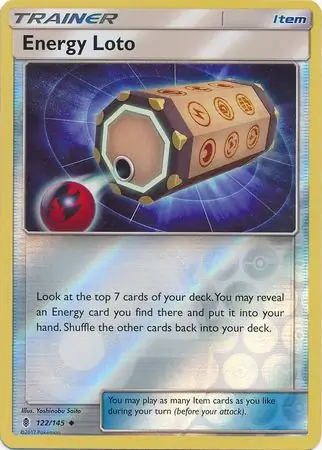 Energy Loto, catalogue front