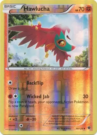 Hawlucha, catalogue front