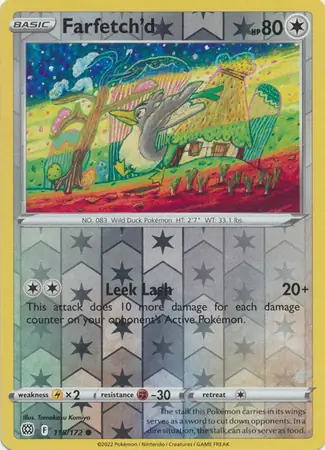 Farfetch'd, catalogue front