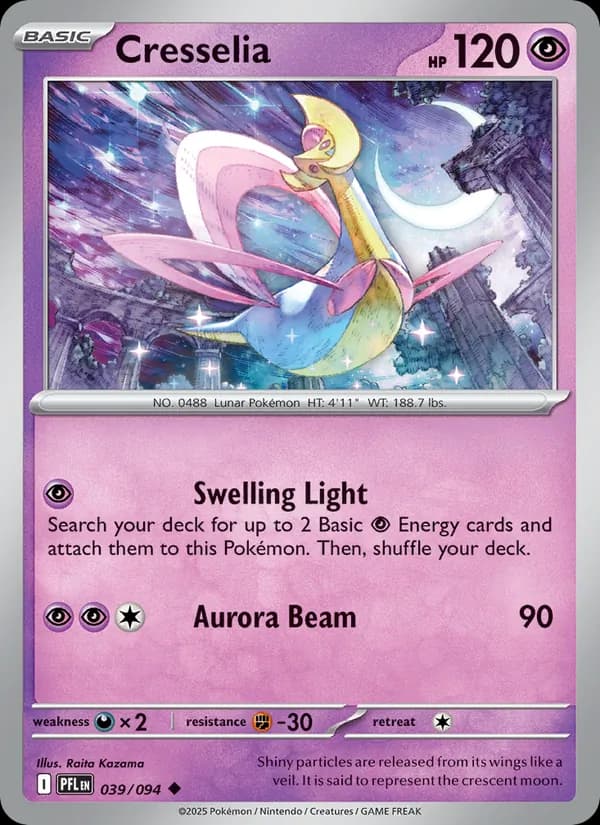 Cresselia, catalogue front