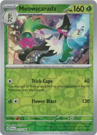 Meowscarada, catalogue front