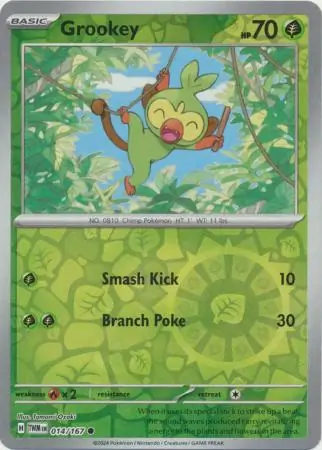 Grookey, catalogue front