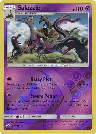 Salazzle, catalogue front