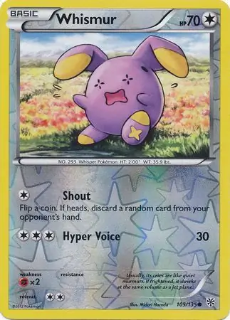 Whismur, catalogue front