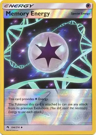 Memory Energy, catalogue front
