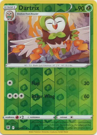 Dartrix, catalogue front