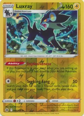 Luxray, catalogue front
