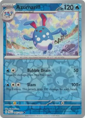 Azumarill, catalogue front