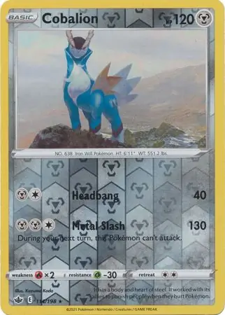 Cobalion, catalogue front