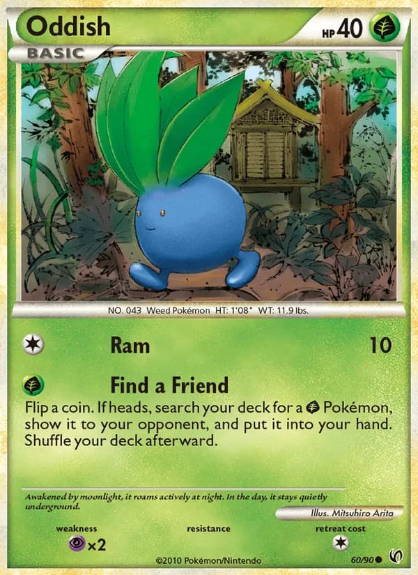 Oddish, catalogue front