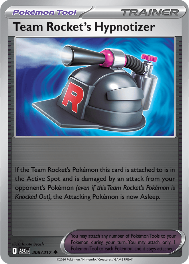 Team Rocket's Hypnotizer, catalogue front