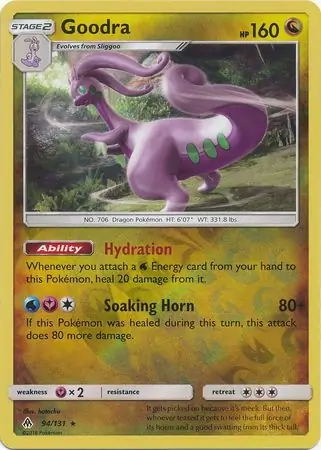 Goodra, catalogue front