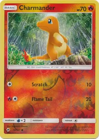 Charmander, catalogue front